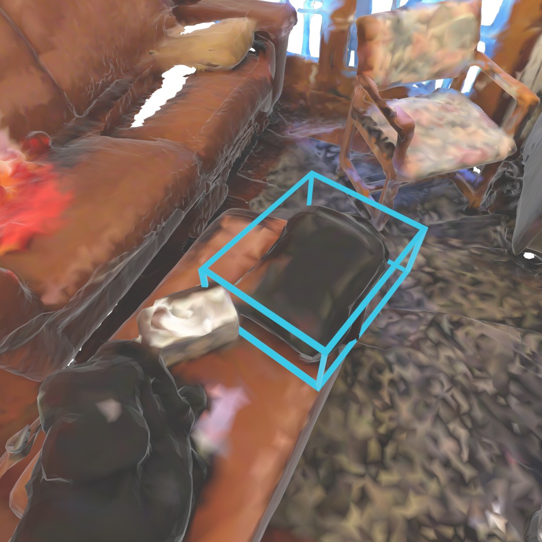 Grounding 1: The backpack closer to chair.[sep]Grounding 2: The black backpack far from piano.[sep]Grounding 3: The backpack closer to desk.[SEP]Question 1: What color is the backpack closer to chair?[sep]Answer 1: Black.[Sep]Question 2: Is "the black backpack far from piano" on the couch?[sep]Answer 2: No.[Sep]Question 3: Is there a trash can next to "the backpack closer to desk"?[sep]Answer 3: No.